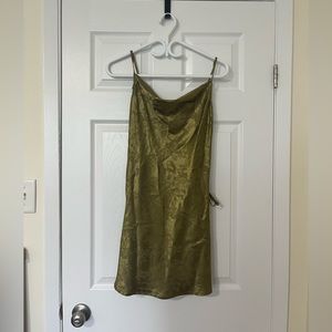 NWT Cider silky floral slip dress